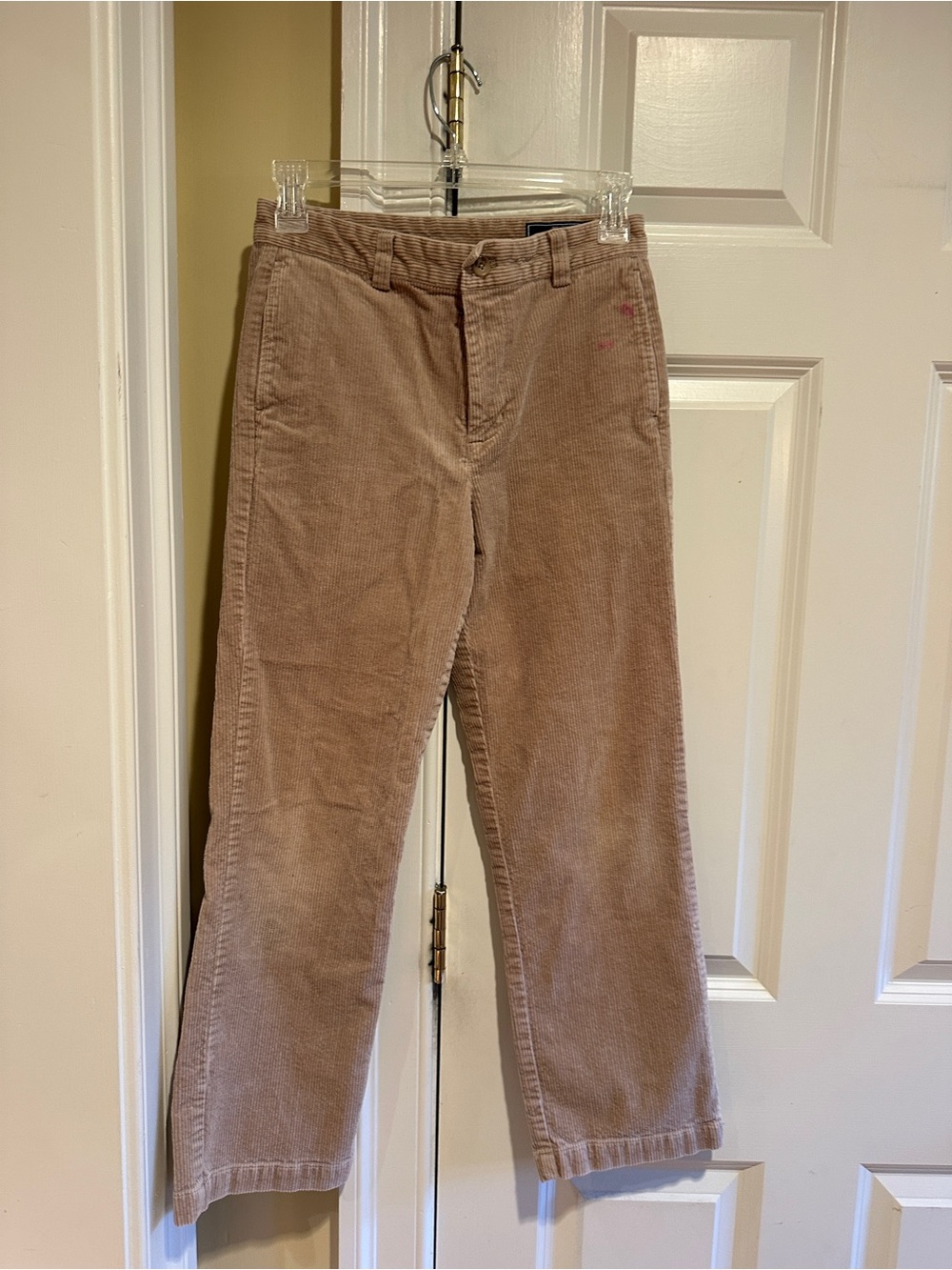 Vineyard Vines Boys Corduroy Pants Size 14 Tan Khaki Straight Leg